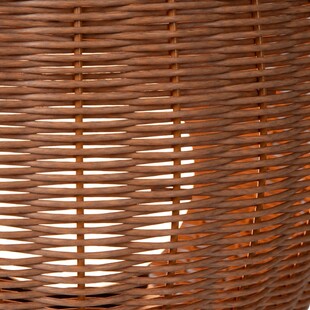Lampa Ogrodowa Boho Colin LED | Lucide - 50cm, Brązowa