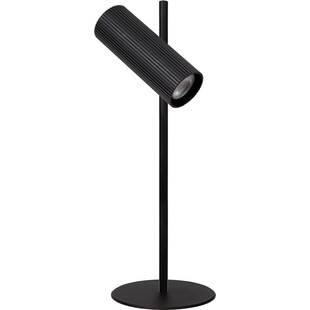 Lampa biurkowa regulowana Clubs czarna Lucide