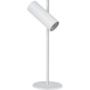 Lampa biurkowa regulowana Clubs biała Lucide