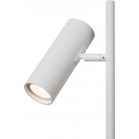 Lampa biurkowa Clubs biała Lucide | Regulowana i minimalistyczna