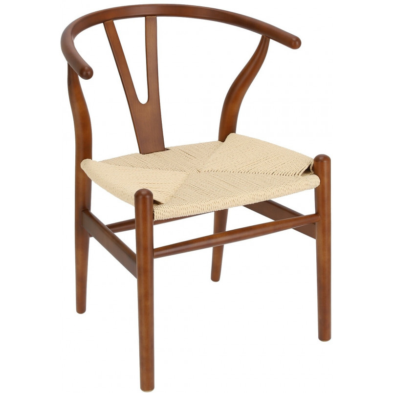 Krzesło drewniane skandynawskie Wicker | D2 Design