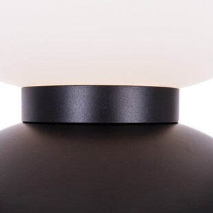 Lampa podłogowa szklane kule Tama LED biało-czarna MaxLight