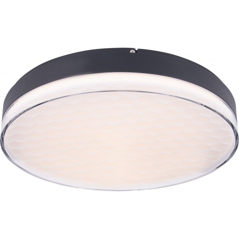 Plafon LED Sekko czarny 48cm - Nowoczesne oświetlenie MaxLight