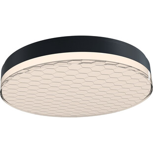 Plafon LED Sekko czarny 48cm - Nowoczesne oświetlenie MaxLight
