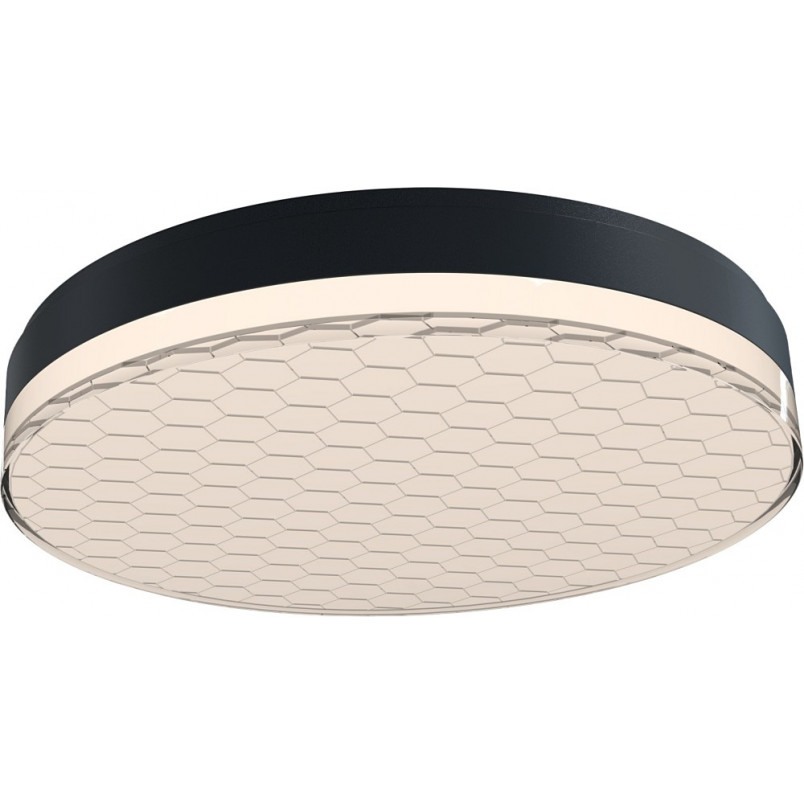 Plafon LED Sekko czarny 48cm - Nowoczesne oświetlenie MaxLight