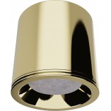Plafon spot tuba złoty MaxLight | Downlight IP65 do łazienki