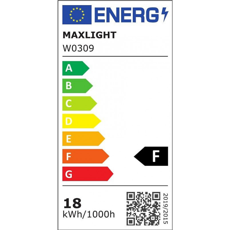 Kinkiet nad lustro Flink LED 60cm czarny MaxLight