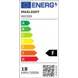 Kinkiet nad lustro Flink LED 60cm czarny MaxLight