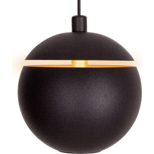 Lampa wisząca nowoczesna Cometshine LED 9,5cm czarno-złota MaxLight