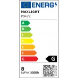 Lampa wisząca nowoczesna Cometshine LED 9,5cm czarno-złota MaxLight