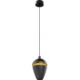 Lampa wisząca nowoczesna Cometshine LED 8,3cm czarno-złota MaxLight
