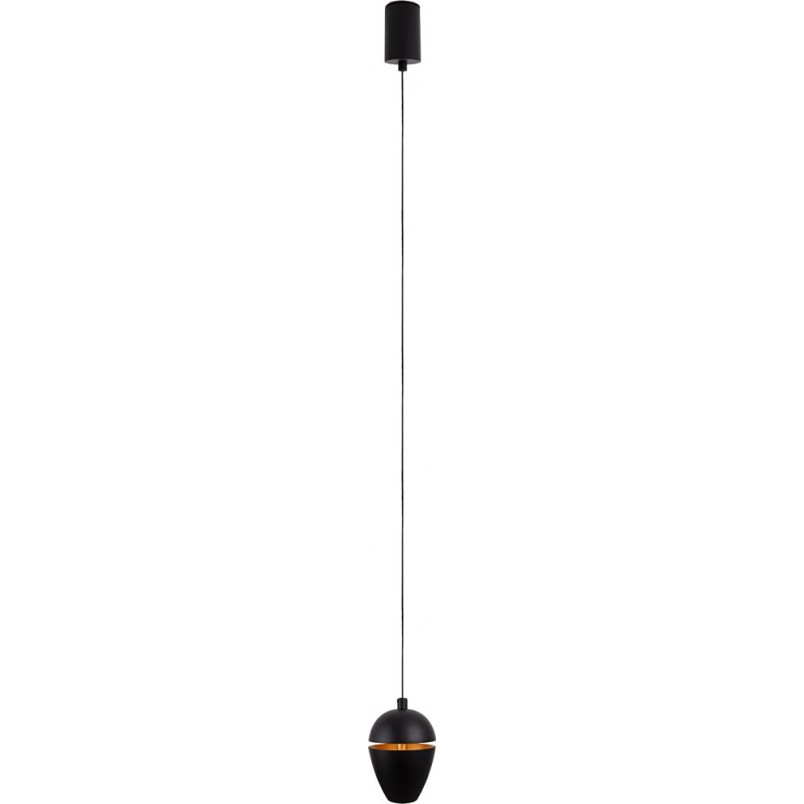 Lampa wisząca nowoczesna Cometshine LED 8,3cm czarno-złota MaxLight