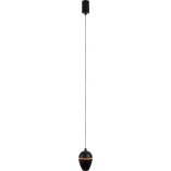 Lampa wisząca nowoczesna Cometshine LED 8,3cm czarno-złota MaxLight