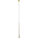 Lampa wisząca minimalistyczna Coffee Long LED 3cm złota MaxLight