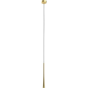 Lampa wisząca minimalistyczna Coffee Mini LED 3cm złota MaxLight