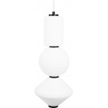 Lampa wisząca szklana japandi Akiko III MaxLight