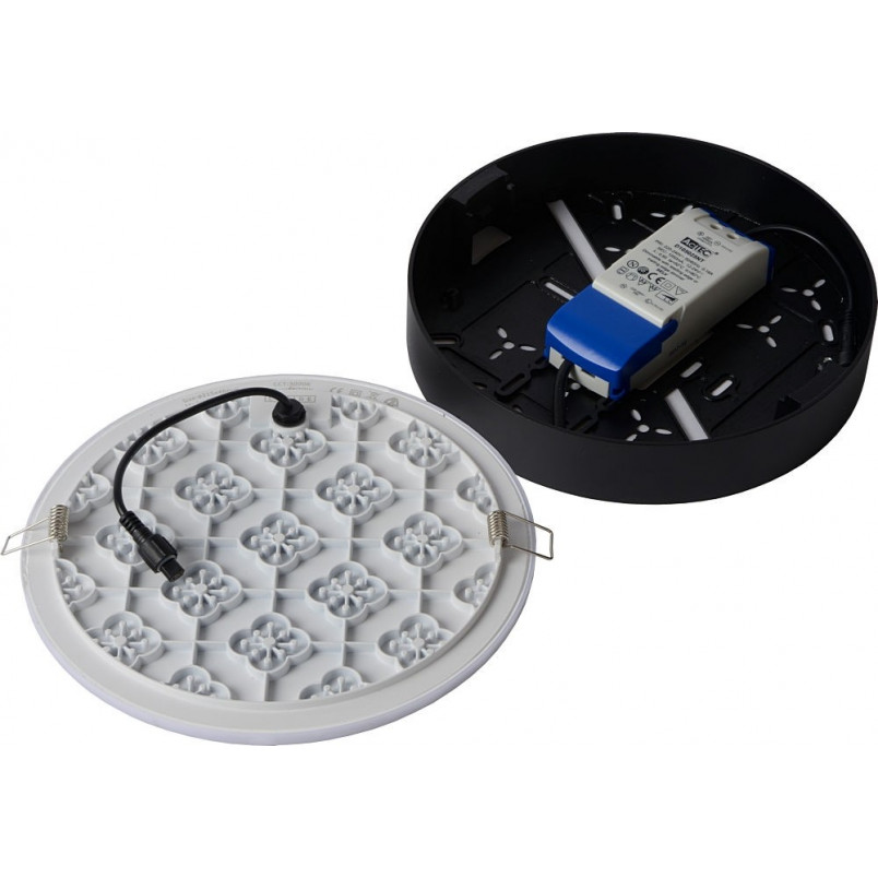 Plafon LED Ceres czarny Lucide | Minimalistyczny design