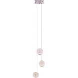 Lampa wiszące kule glamour Nobile LED III 18cm przeźroczysty / chrom MaxLight