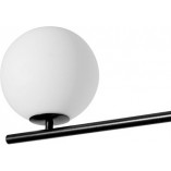 Lampa sufitowa 2 szklane kule Suguri CS 90cm biało-czarna Ummo