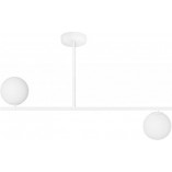 Lampa sufitowa 2 szklane kule Suguri CS 90cm biała Ummo