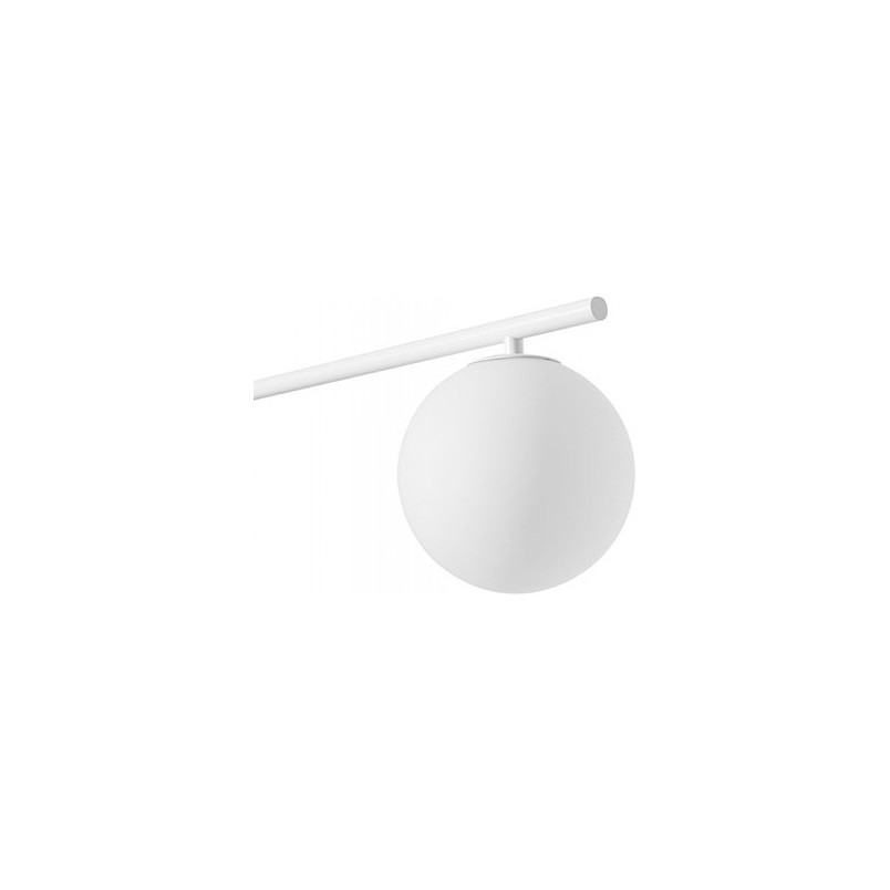 Lampa sufitowa 2 szklane kule Suguri CL 90cm biała Ummo