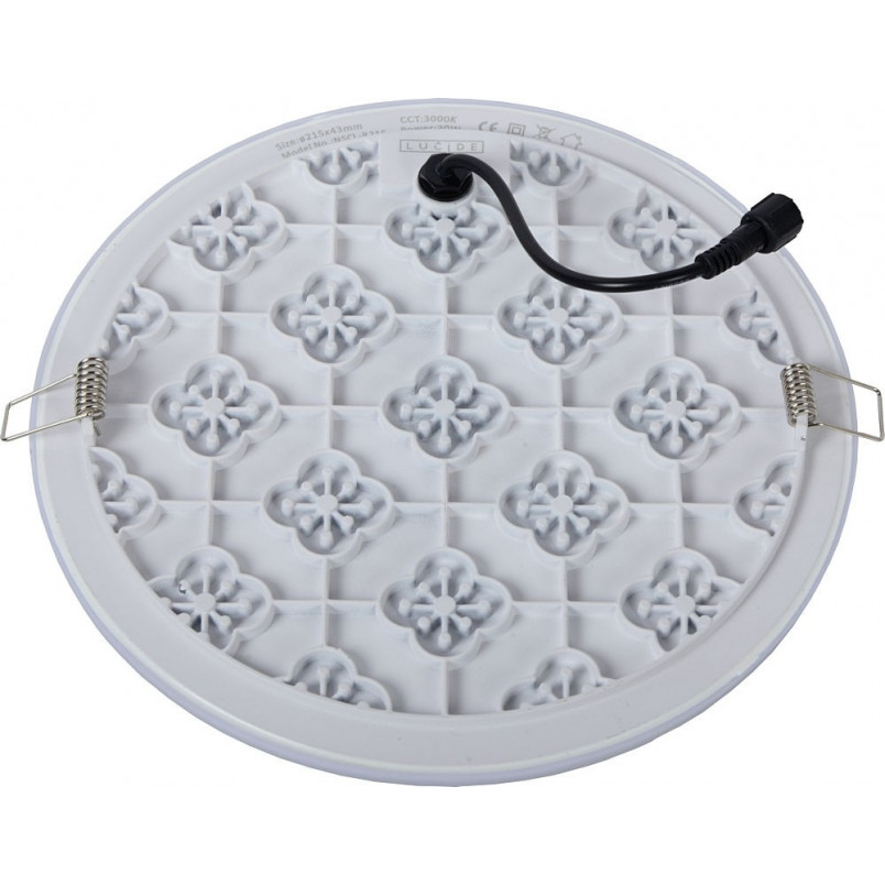 Plafon LED Ceres biały Lucide | Minimalistyczny design