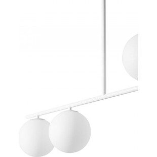 Lampa Sufitowa Suguri AS - 4 Szklane Kule, Biała | Ummo
