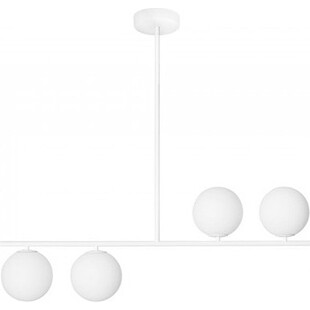 Lampa sufitowa 4 szklane kule Suguri AM 90cm biała Ummo