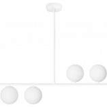 Lampa Sufitowa Suguri | 4 Szklane Kule, Biała | Ummo