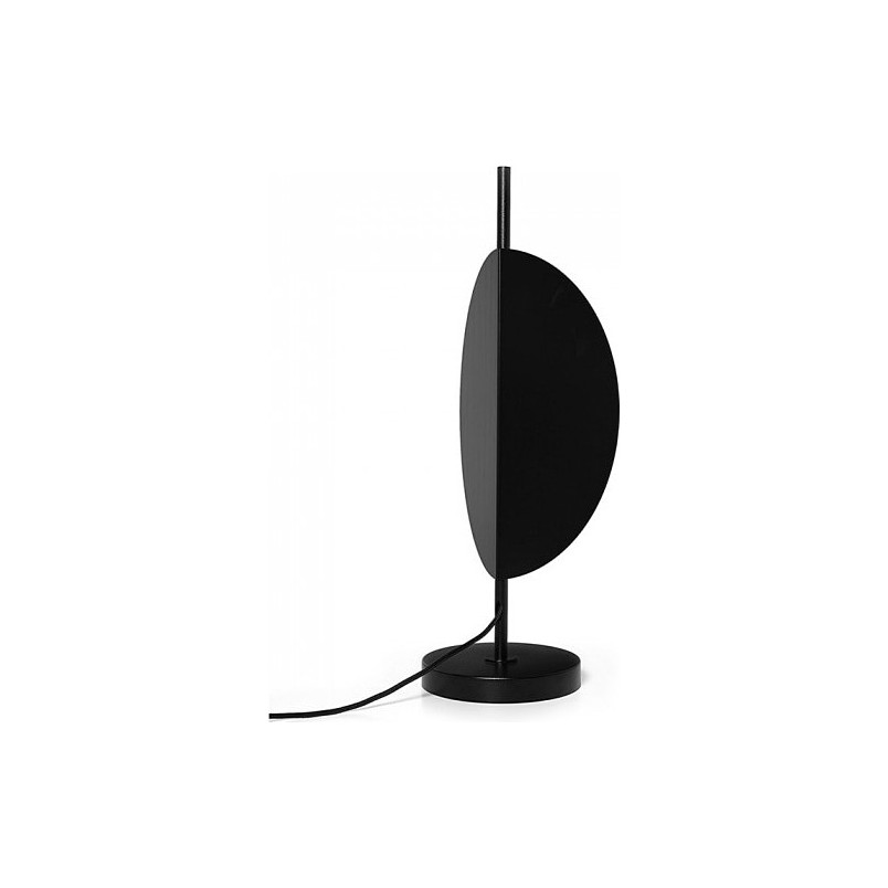 Lampa designerska na szafkę nocną Sallo czarna Ummo