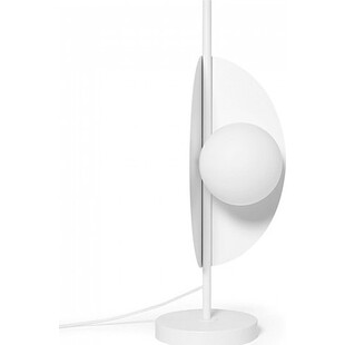 Lampa designerska na szafkę nocną Sallo biała Ummo