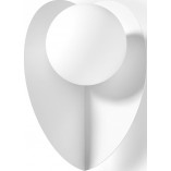 Kinkiet Sallo D biały Ummo | Designerskie oświetlenie