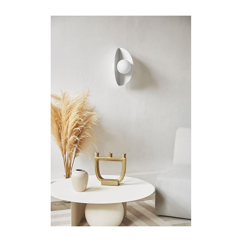 Kinkiet Sallo D biały Ummo | Designerskie oświetlenie