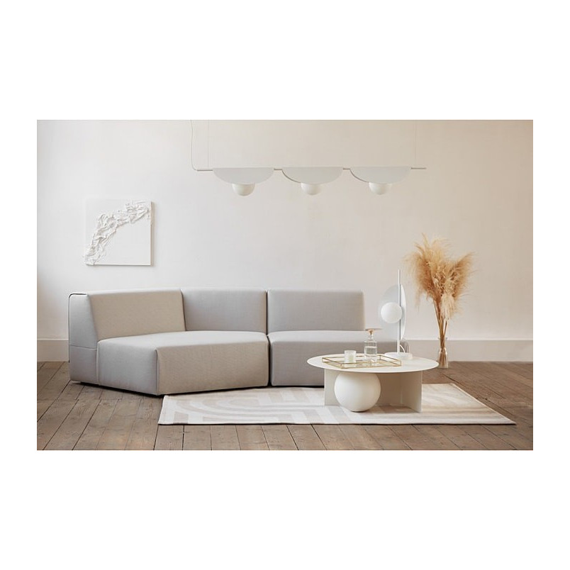 Lampa wisząca designerska potrójna Sallo C 150cm biała Ummo