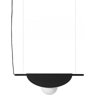 Lampa wisząca designerska Sallo A 60cm czarna Ummo
