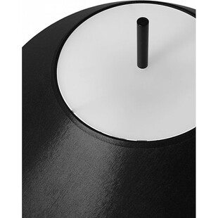 Lampa stołowa designerska z abażurem Sakosi czarna Ummo