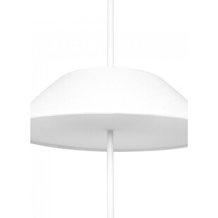 Lampa wisząca designerska z abażurem Sakosi 40cm biała Ummo