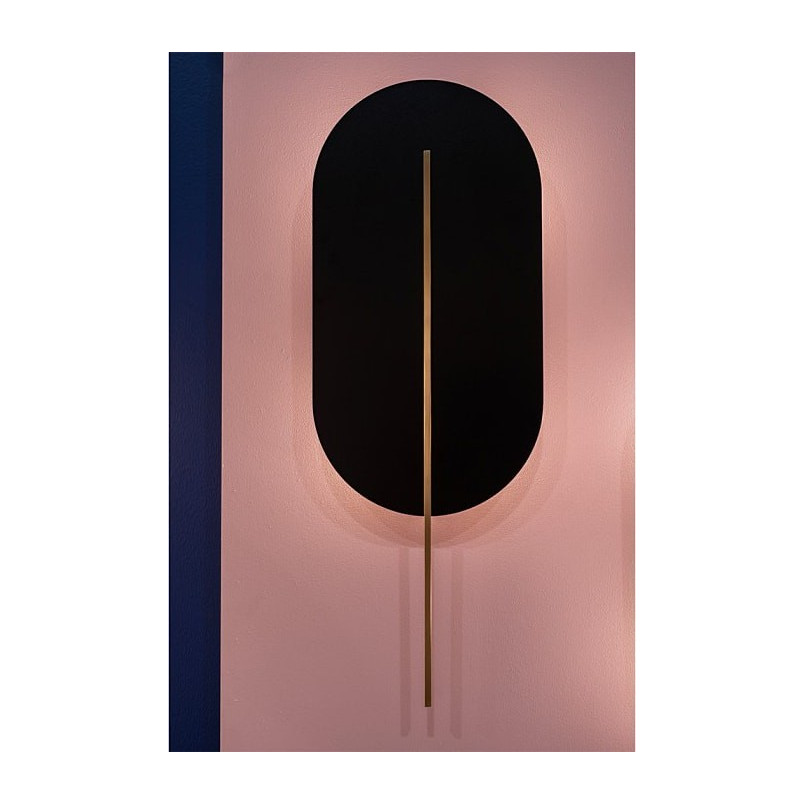 Kinkiet biało-mosiężny Ummo Rokke - Elegancki design