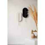 Kinkiet biało-mosiężny Ummo Rokke - Elegancki design