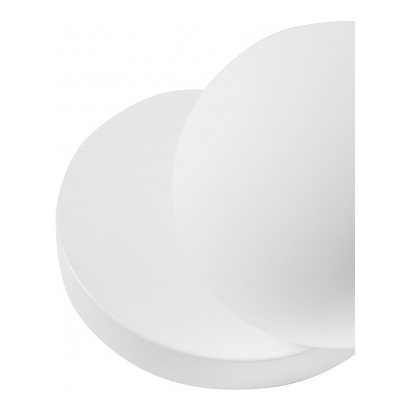 Kinkiet szklany kula biały Ummo Refa 20cm - Sklep Lamp