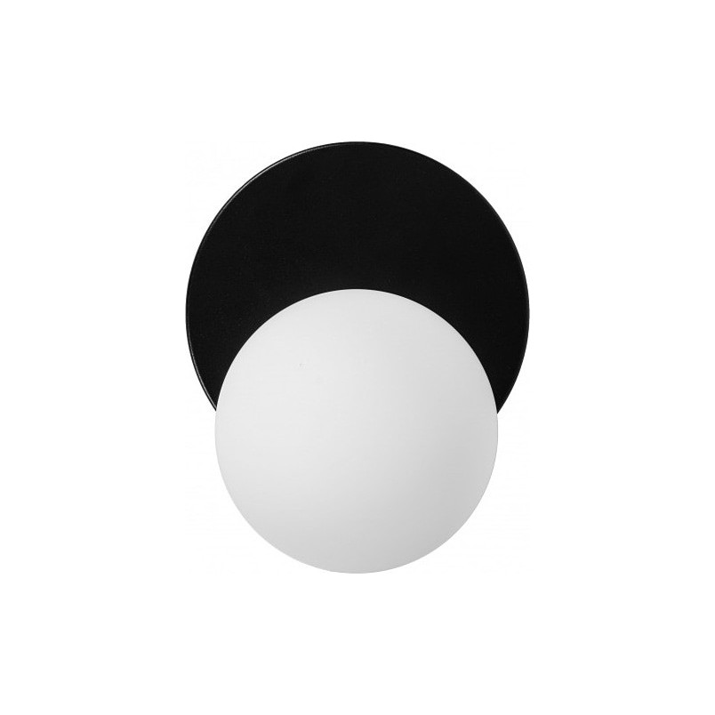 Kinkiet szklany kula Refa 20cm biało-czarny | Sklep Ummo