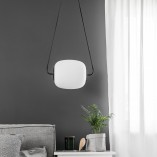 Lampa Wisząca Epli - Szklana, Designerska | Ummo