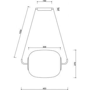 Lampa Wisząca Epli - Szklana, Designerska | Ummo