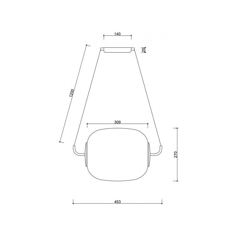 Lampa Wisząca Epli - Szklana, Designerska | Ummo