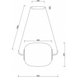 Lampa Wisząca Epli - Szklana, Designerska | Ummo