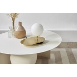 Lampa stołowa szklana Ummo Hanea ST - Biało-złota | Kup online