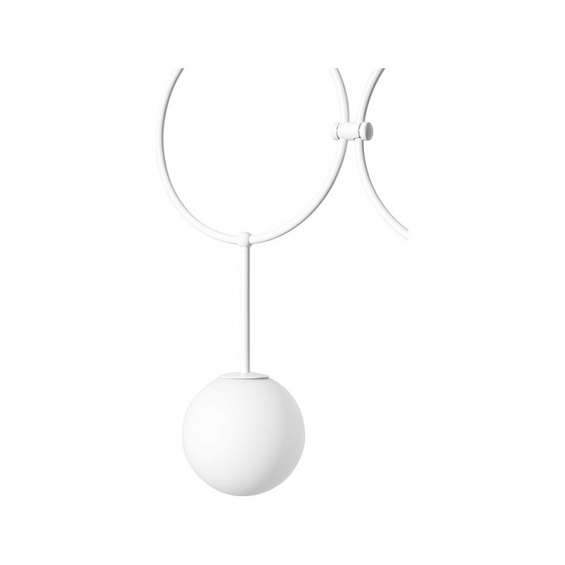 Lampa wisząca Isuulla - 2 szkła, biała, Ummo | Kup online