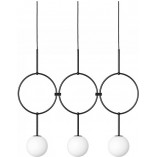 Lampa wisząca Isuulla 3 kule - eleganckie oświetlenie