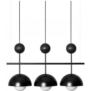 Lampa Wisząca Kello 3x12W Czarna - Ummo | Design i Jakość