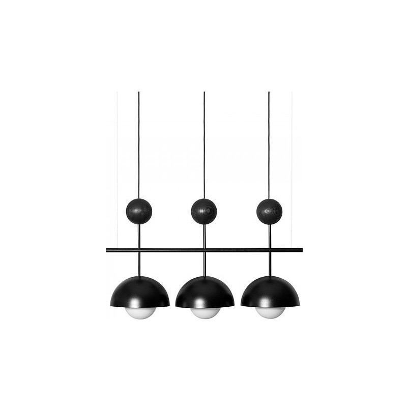 Lampa Wisząca Kello 3x12W Czarna - Ummo | Design i Jakość